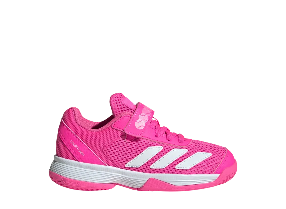 アディダス PS コートフラッシュ フックアンドループ "ルシッドピンク/クラウドホワイト" (キッズ)