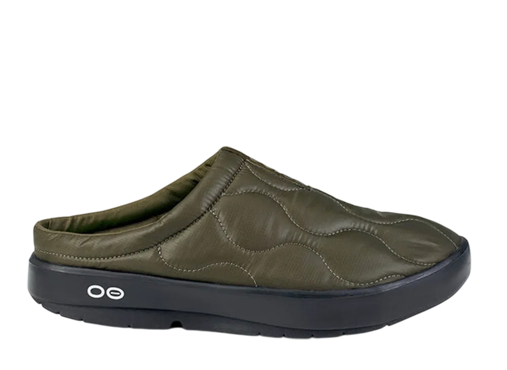 OOFOS OOcoozie Thermo Mule "Black/Alpine Moss"