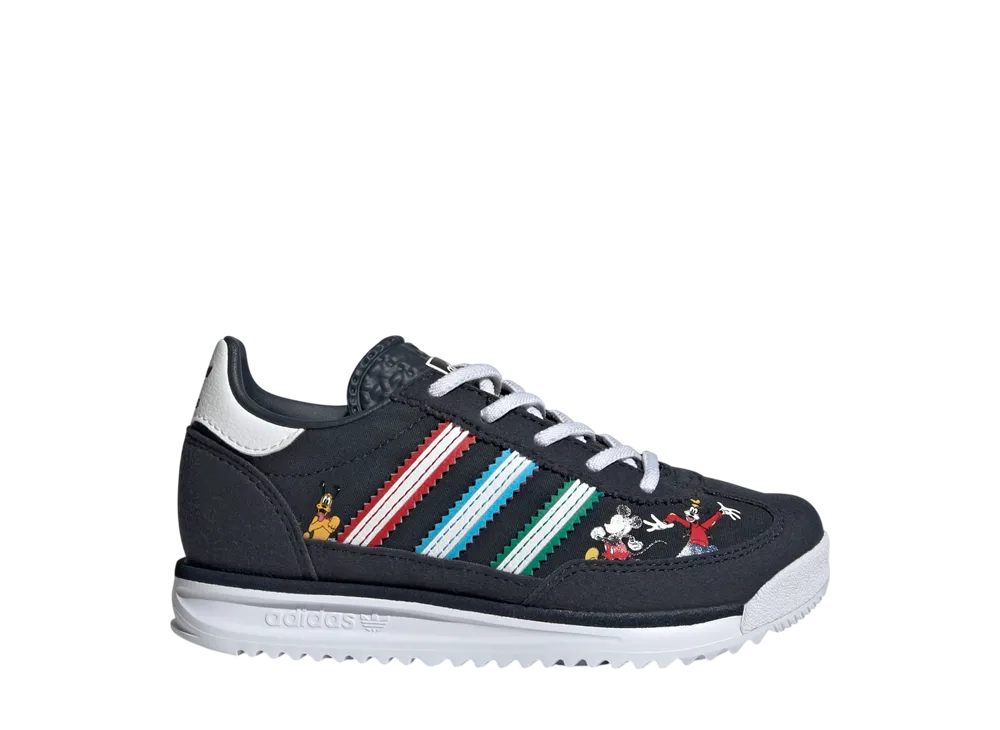 Disney × adidas PS SL72 RS "Aurora Ink/Cloud White/Court Green"