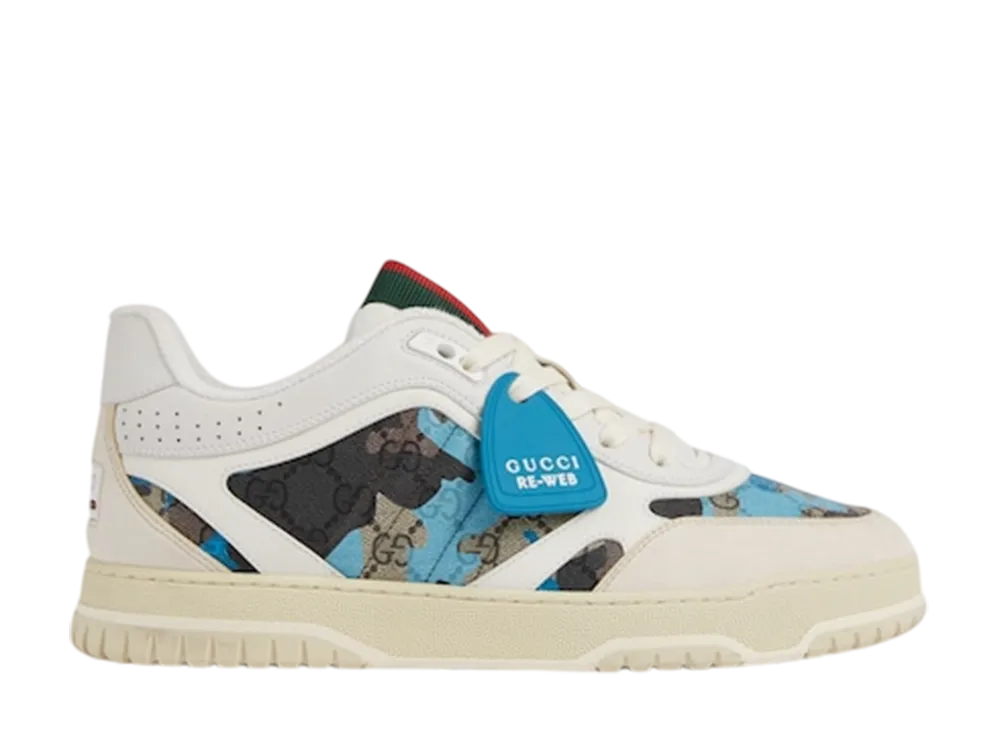 グッチ リウェブ スニーカー "ブルー/ライトブルー "