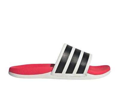 adidas Adilette Comfort 2.0 Slide "Crystal White/Core Black/Lucid Red"
