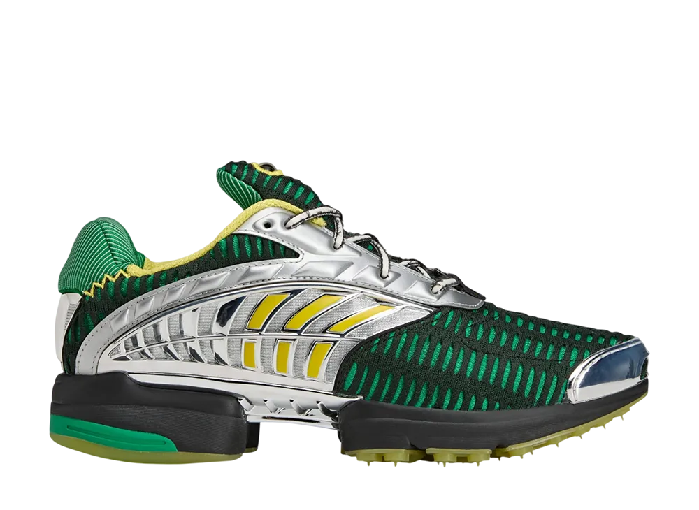 Brain Dead × adidas Climacool 2 "Core Black/Impact Yellow/Silver Metallic"