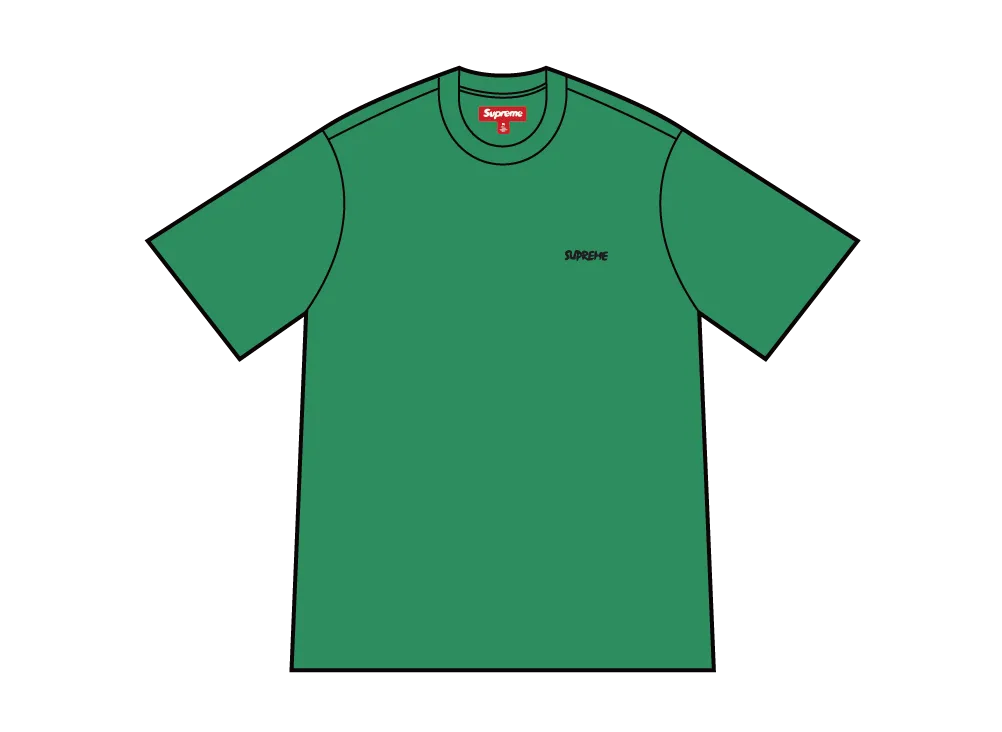 Supreme Washed S/S Top "Green"