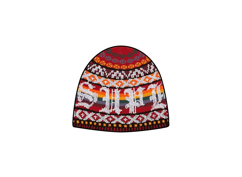 Supreme Beaded Beanie "Red"