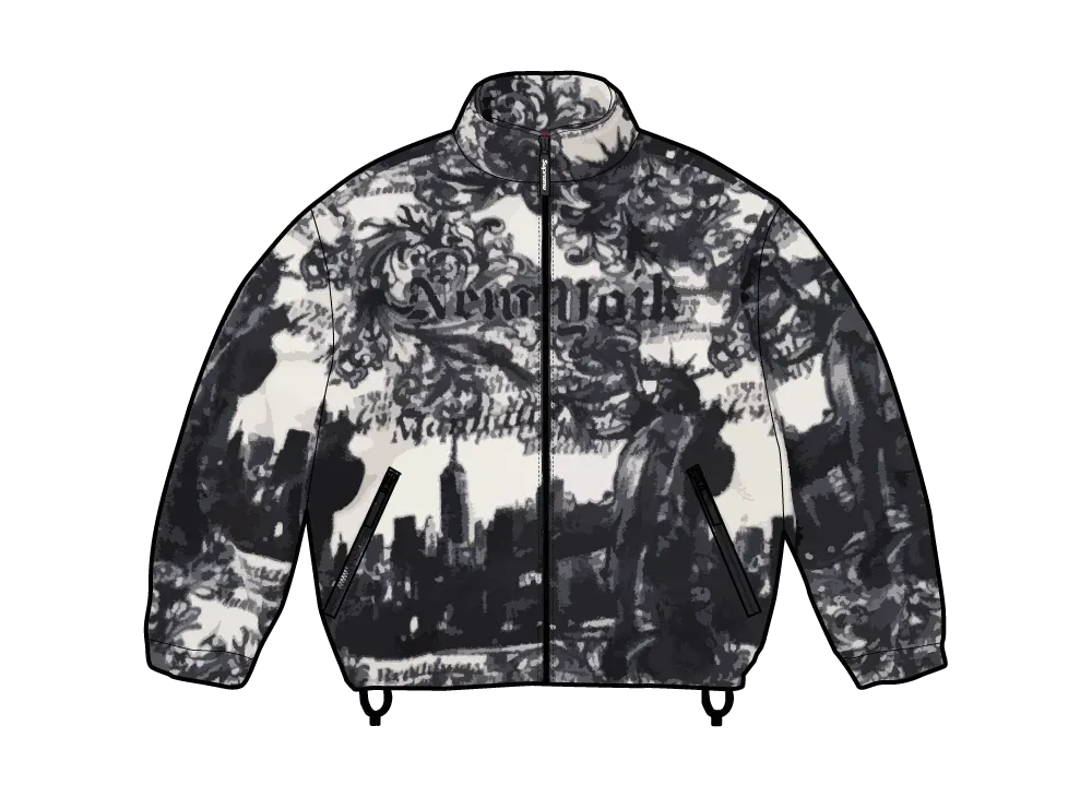 シュプリーム ニューヨーク フリース ジャケット "ホワイト"