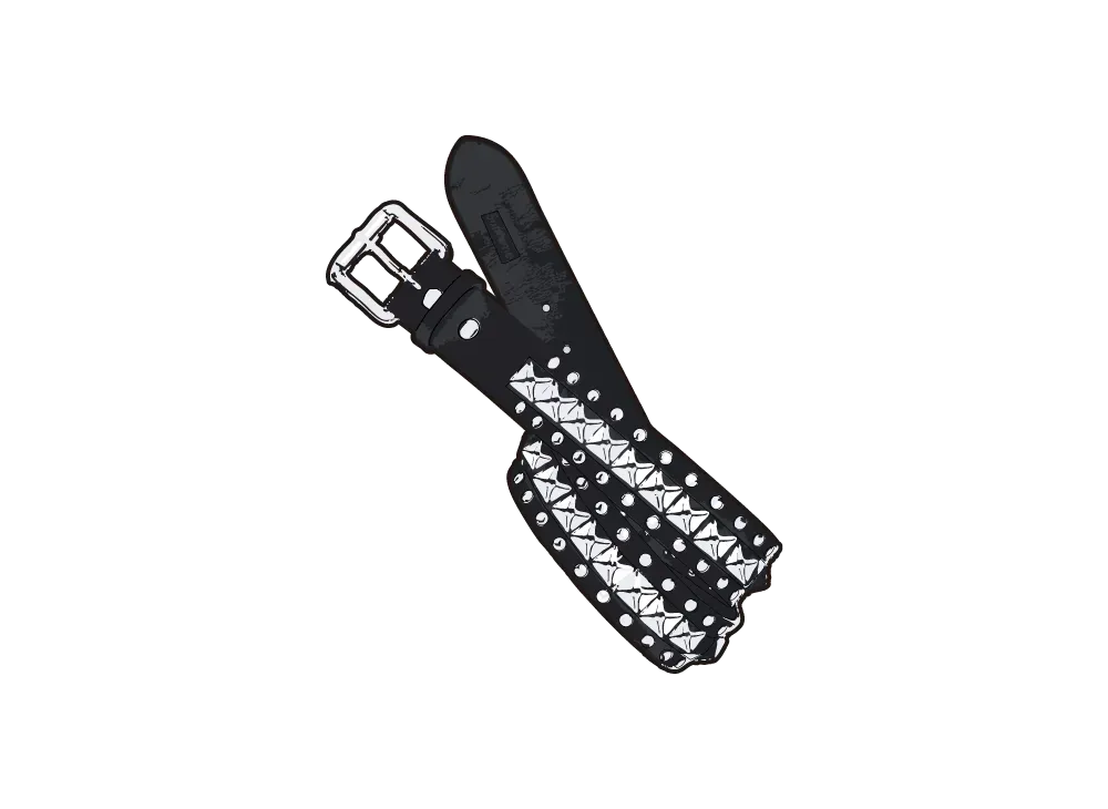 Supreme x Number (N)ine Studded Belt "Black"