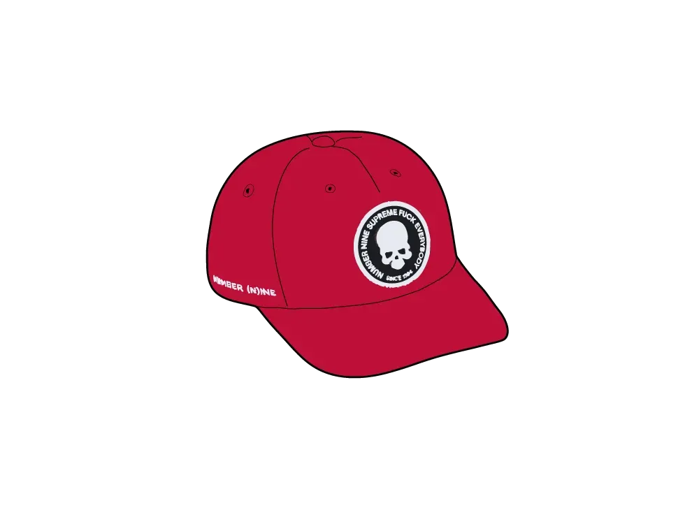 Supreme x Number (N)ine 6-Panel "Red"