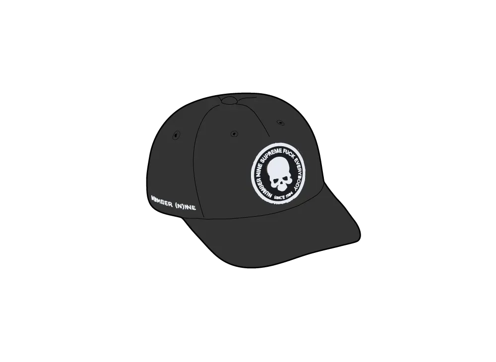 Supreme x Number (N)ine 6-Panel "Black"