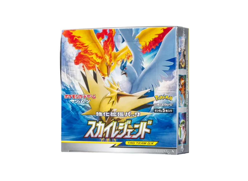 pokemon sky legends booster box Pokemon TCG Japanese Sun & Moon Sky Legends (SM10b) Booster Box PokeWayne