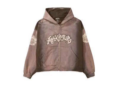 Travis Scott Cactus Jack Maximus Dragon Zip Hoodie "Brown"
