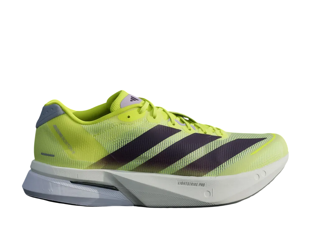 アディダス アディゼロ ボストン13 "ソーラーイエロー/オーロラプラム/パウダープラム"