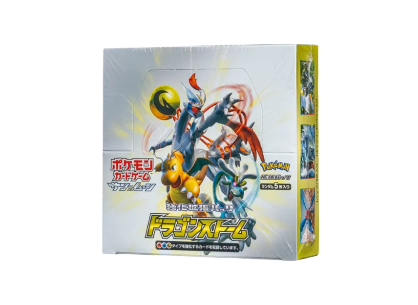 pokemon dragon storm booster box Dragon Storm Pokemon Japanese Booster Box with Case