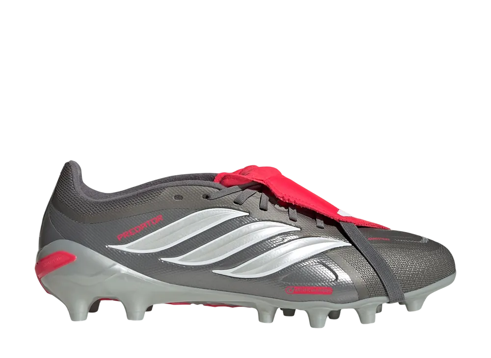 アディダス プレデター リーグ FT AG クリート "アイロンメタリック/ゼロメタリック/ルシッドレッド"