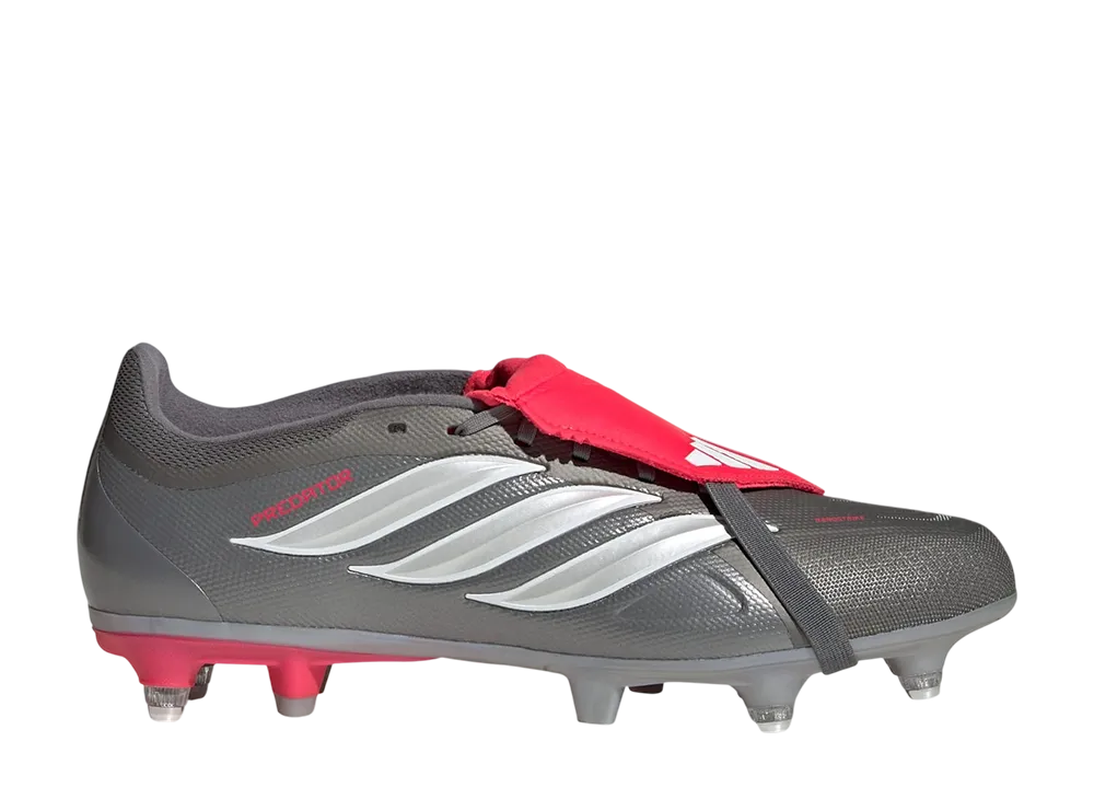 アディダス プレデター リーグ FT SG クリート "アイロンメタリック/ゼロメタリック/ルシッドレッド"