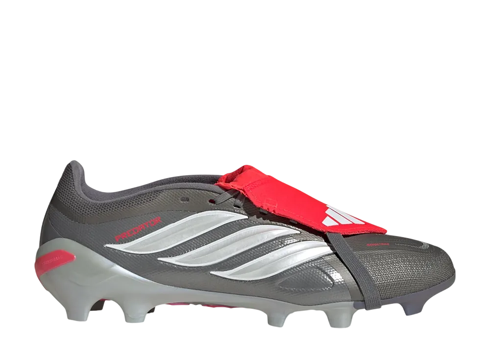 アディダス プレデター リーグ FT FG クリート "アイロンメタリック/ゼロメタリック/ルシッドレッド"