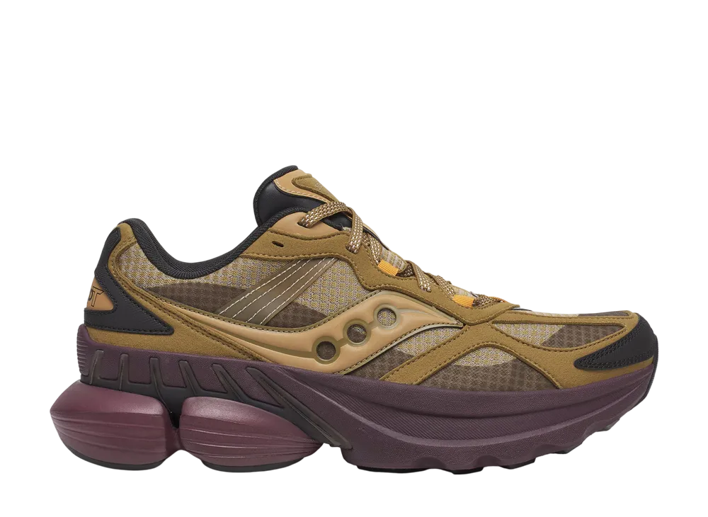 サッカニー グリッド NXT "ライトブラウン/ワイン"