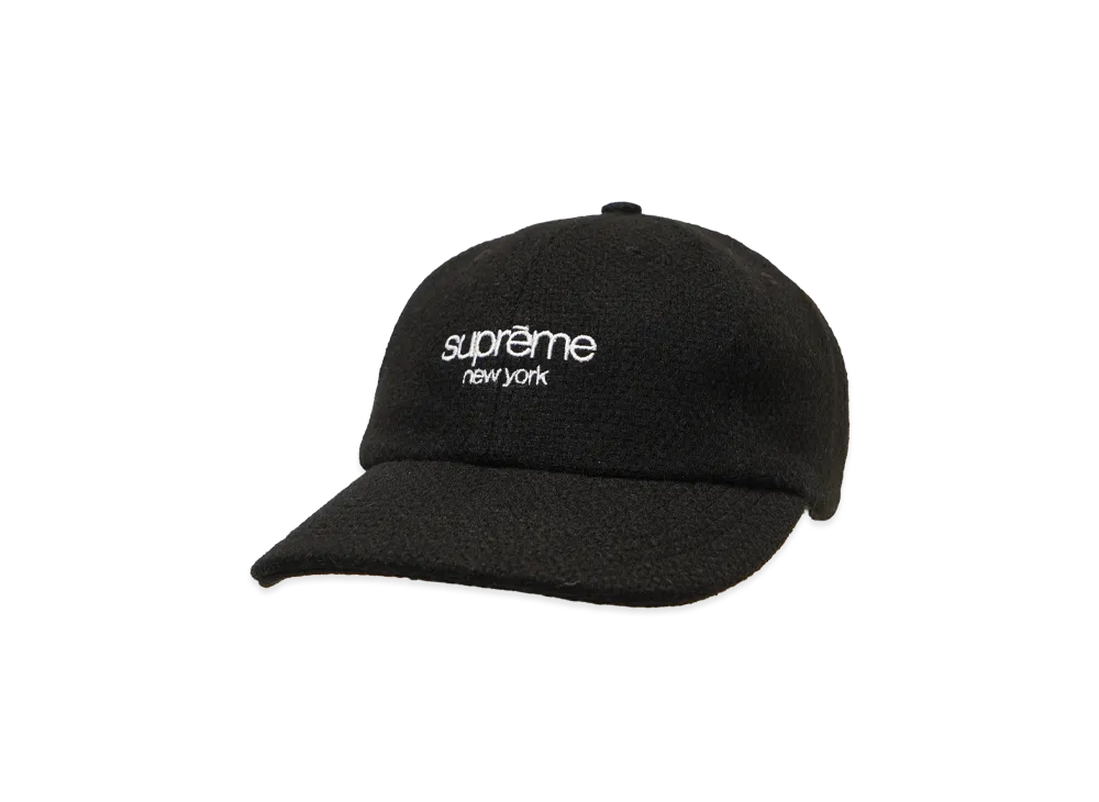 シュプリーム x ハリスツイード 6パネル "ブラック"