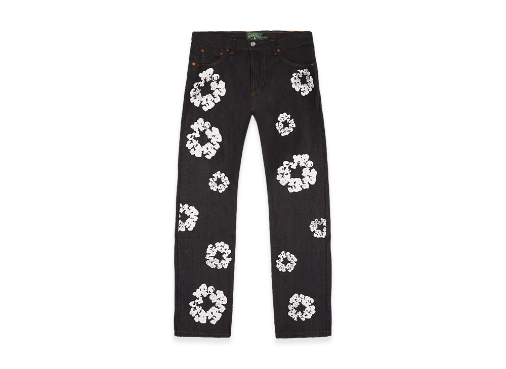 DENIM TEARS Straight Cotton Wreath Denim Pant "Selvedge"