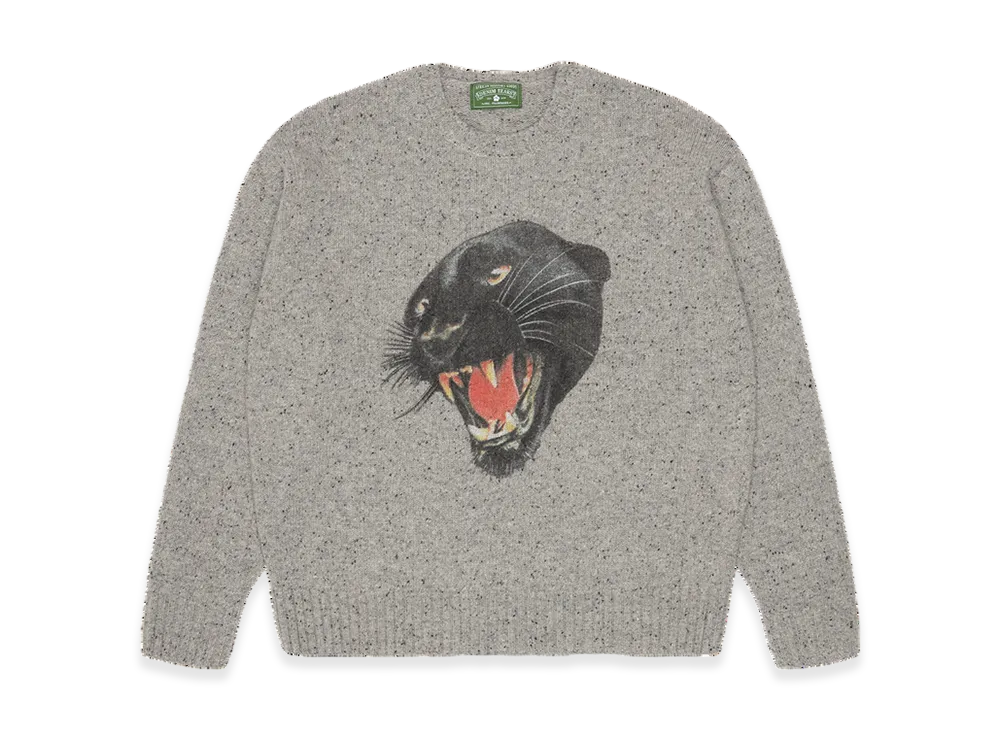 DENIM TEARS Panther Sweater "Grey"
