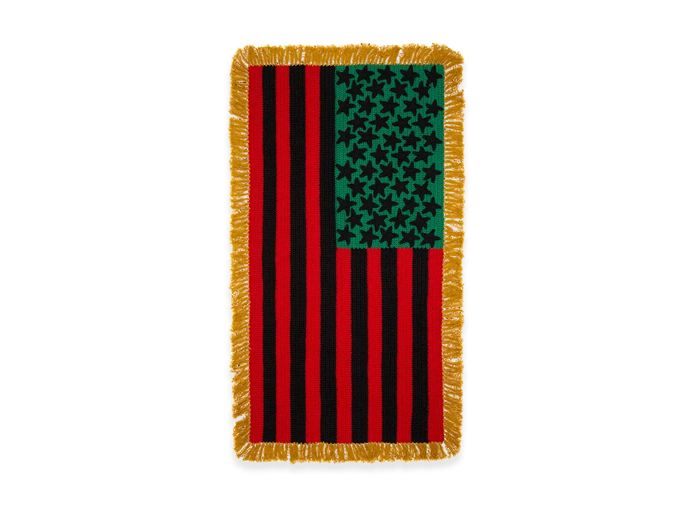 DENIM TEARS RGB Flag Throw Blanket "Multi"