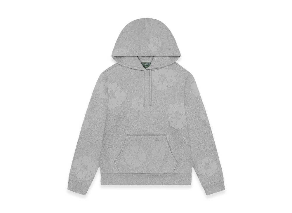 デニムティアーズ モノ コットン リース フーディー "グレー"