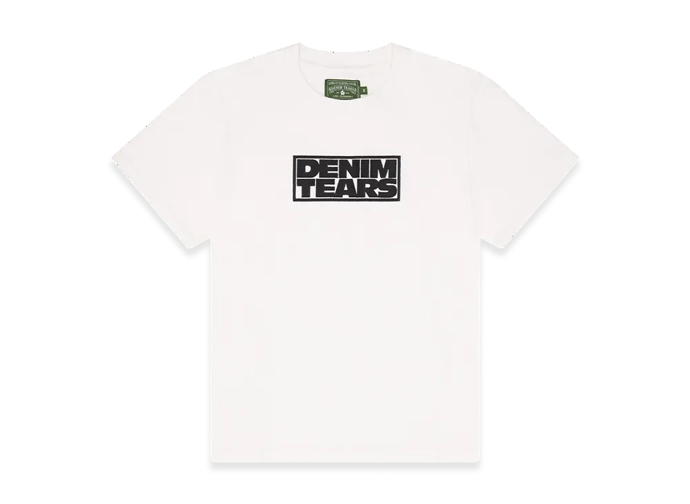 DENIM TEARS Box Logo Tee "White"