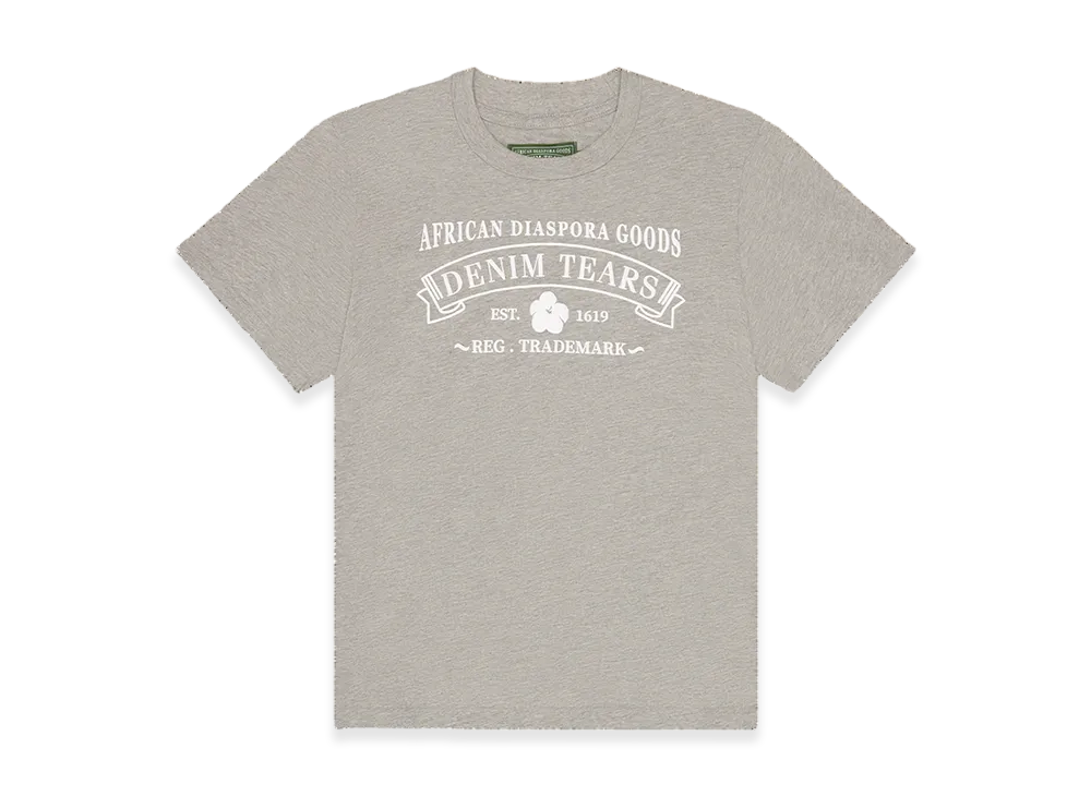 DENIM TEARS ADG Tee "Heather Grey"