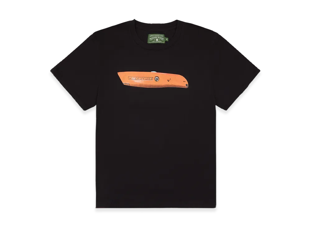 DENIM TEARS Razor Tee "Black"