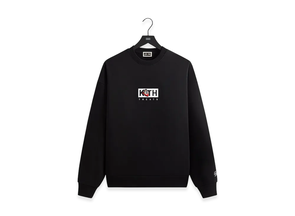 Kith Treats x Kellogg's Frosted Flakes Cereal & Tony the Tiger Classic Logo Nelson Crewneck "Black"