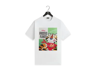 Kith Treats x Kellogg's Frosted Flakes Cereal & Tony the Tiger Retro Vintage Tee "White"