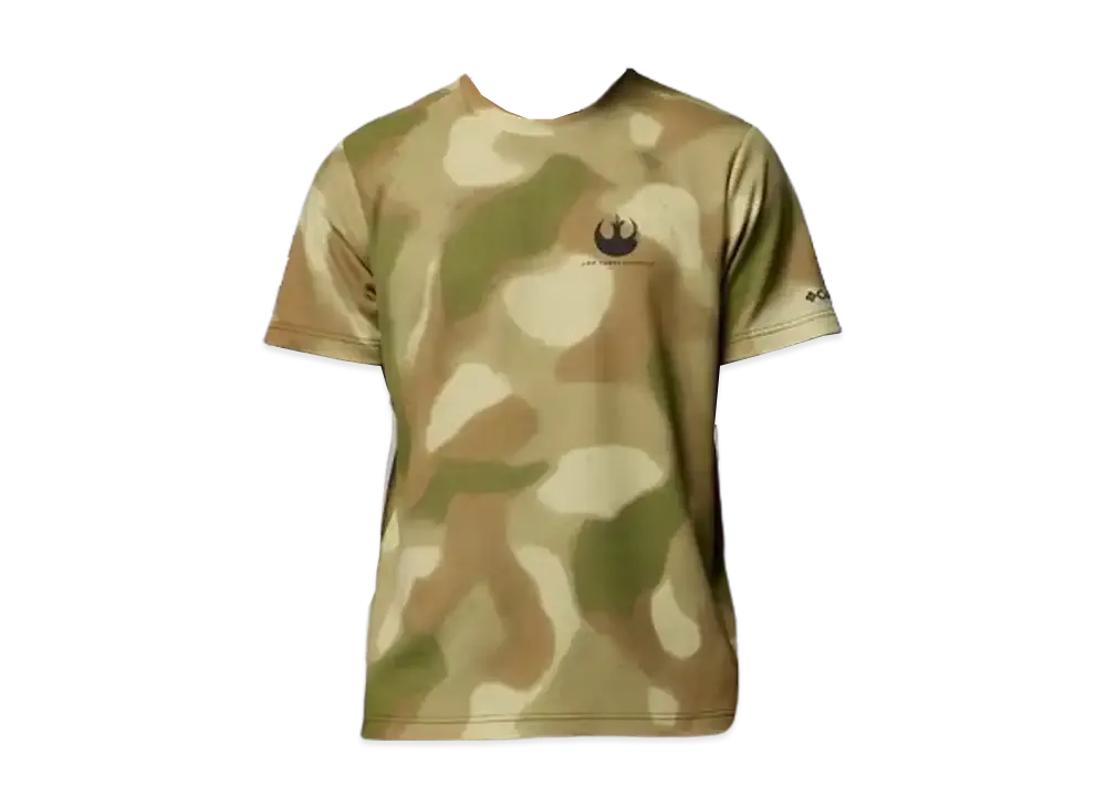 Columbia STAR WARS "THE ENDOR COLLECTION" Endor Issue Camo Short Sleeve Shirt "Surplus Green Camo"