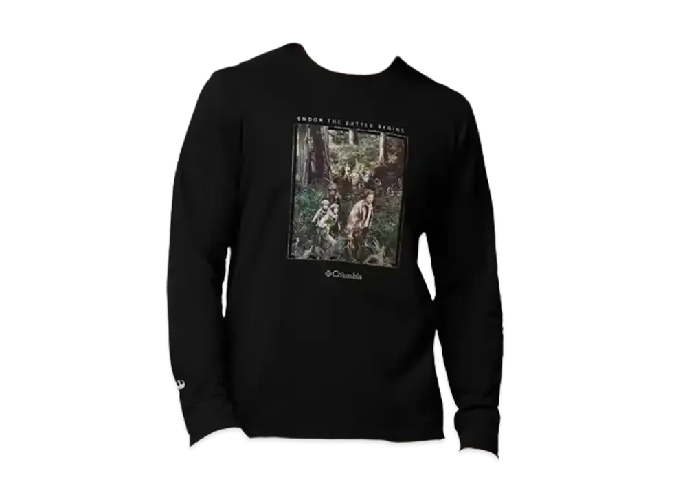 Columbia STAR WARS "THE ENDOR COLLECTION" Endor Issue Long Sleeve Shirt "Black"