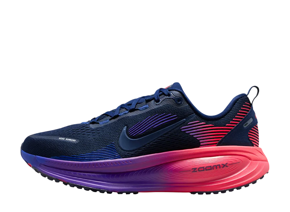 Nike Women's Vomero 18 "Obsidian/Purple Dynasty/Flash Crimson"