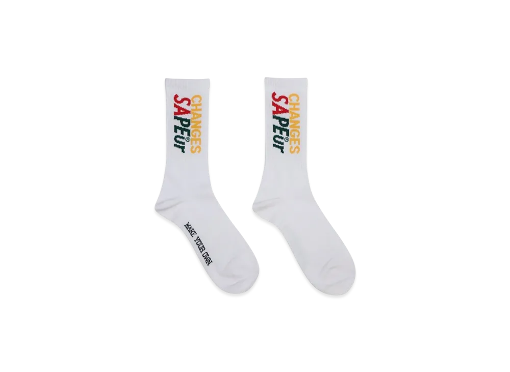 SAPEur x Changes Socks "White"