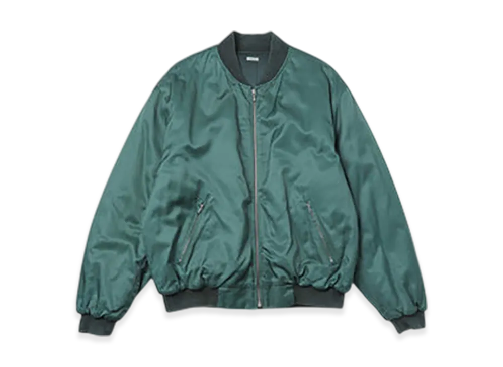 A.PRESSE Vintage Silk Viscose Tour Jacket "Green"
