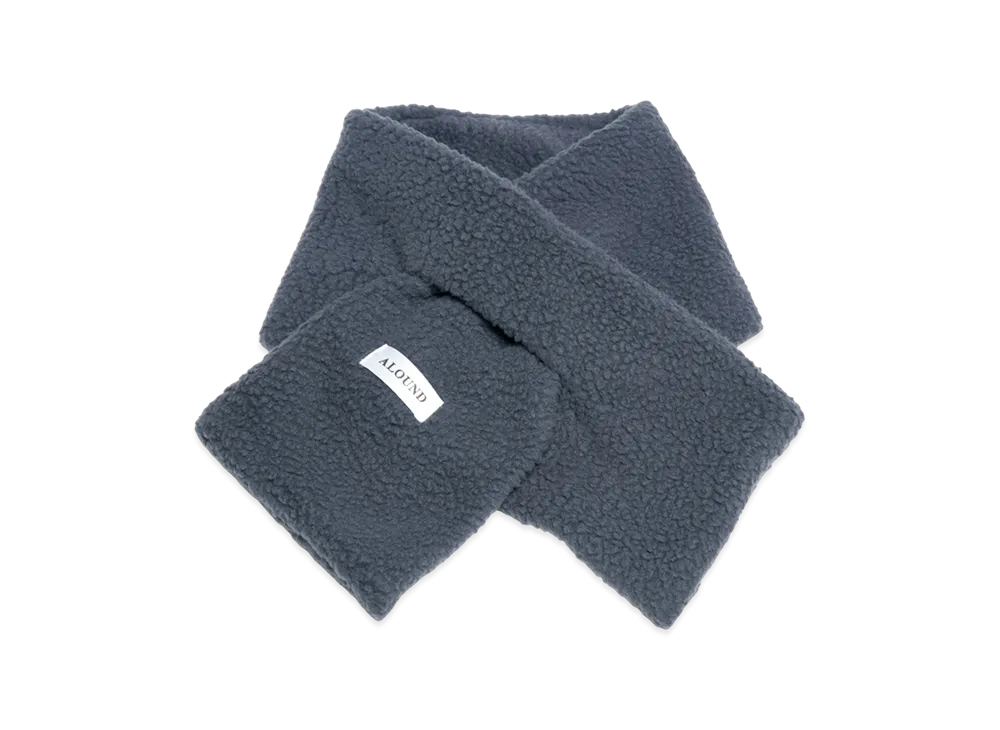 ALOUND Fleece Muffler "Charcoal Grey"