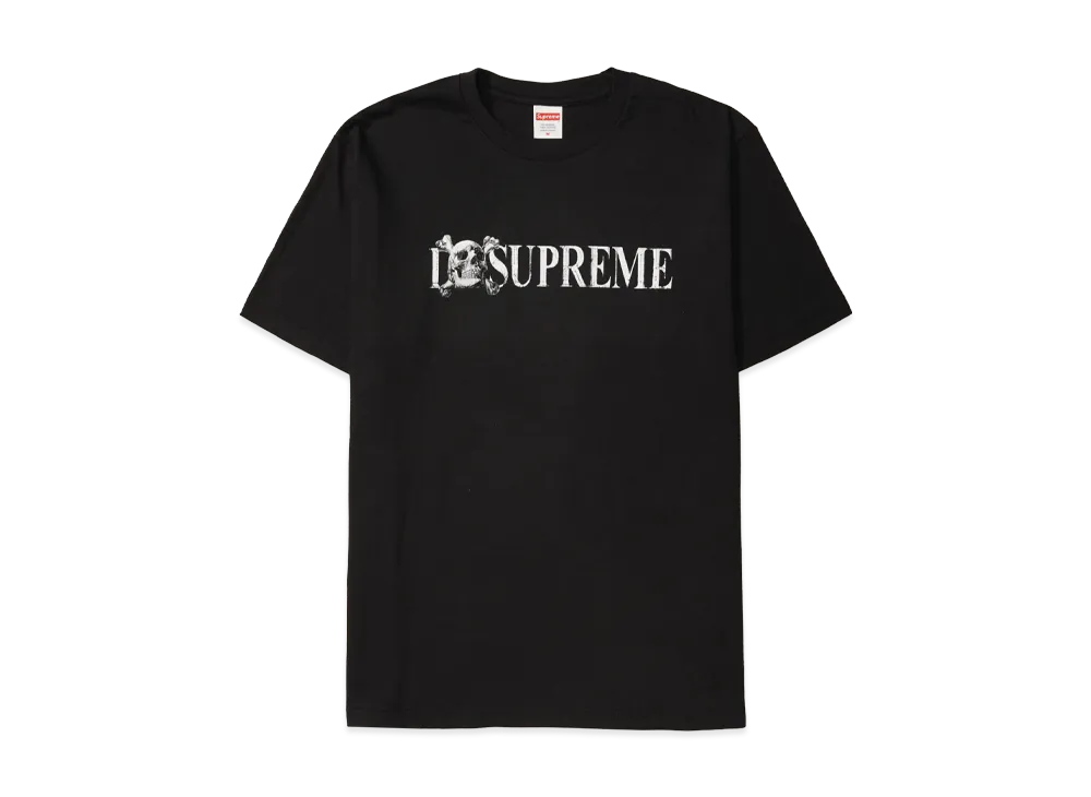シュプリーム スカル Tシャツ "ブラック"