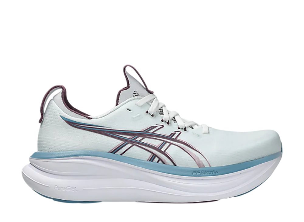 アシックス ウィメンズ ゲルニンバス28 "アークティックブルー/ベルベットパープル"