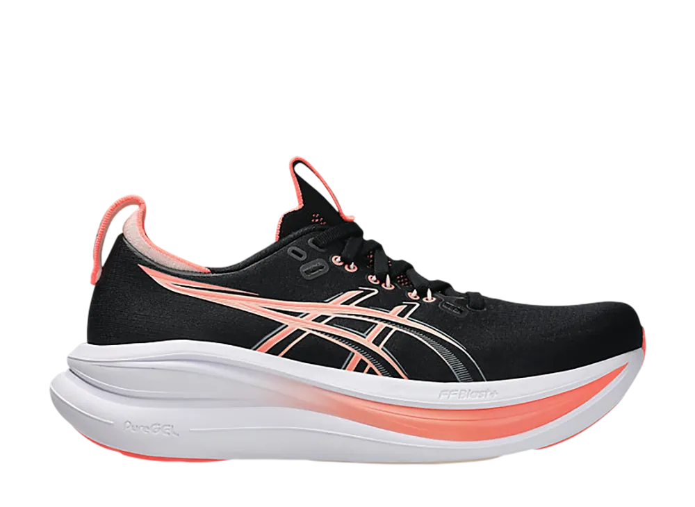 アシックス ウィメンズ ゲルニンバス28 "ブラック/パールピンク"
