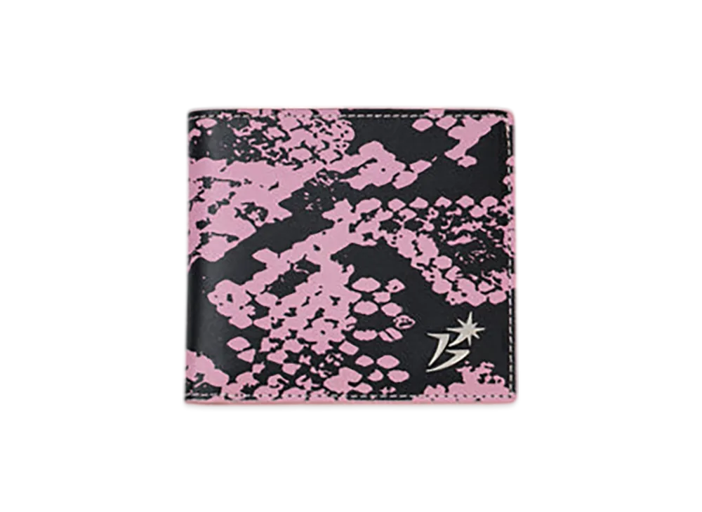 BoTT Python Printed Leather Wallet "Pink"
