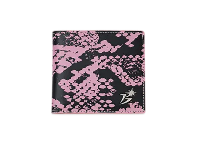 BoTT Python Printed Leather Wallet "Pink"