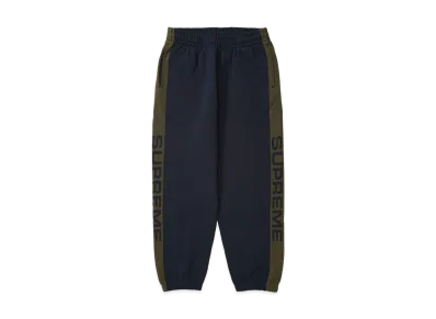 Supreme Jacquard Stripe Sweatpant "Navy"