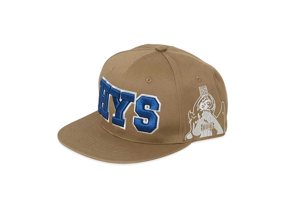 HYSTERIC GLAMOUR HYS Guitar Girl Embroidered Cap "Beige"