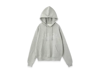 X-Girl Rhinestone Cursive Logo Sweat Hoodie "Ash"