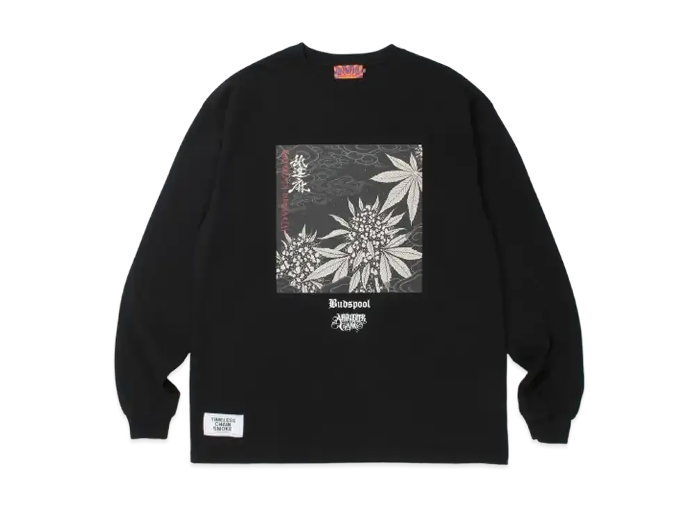 APHRODITEGANG x BUDSPOOL Godbreath Buddhacess L/S Tee "Black"