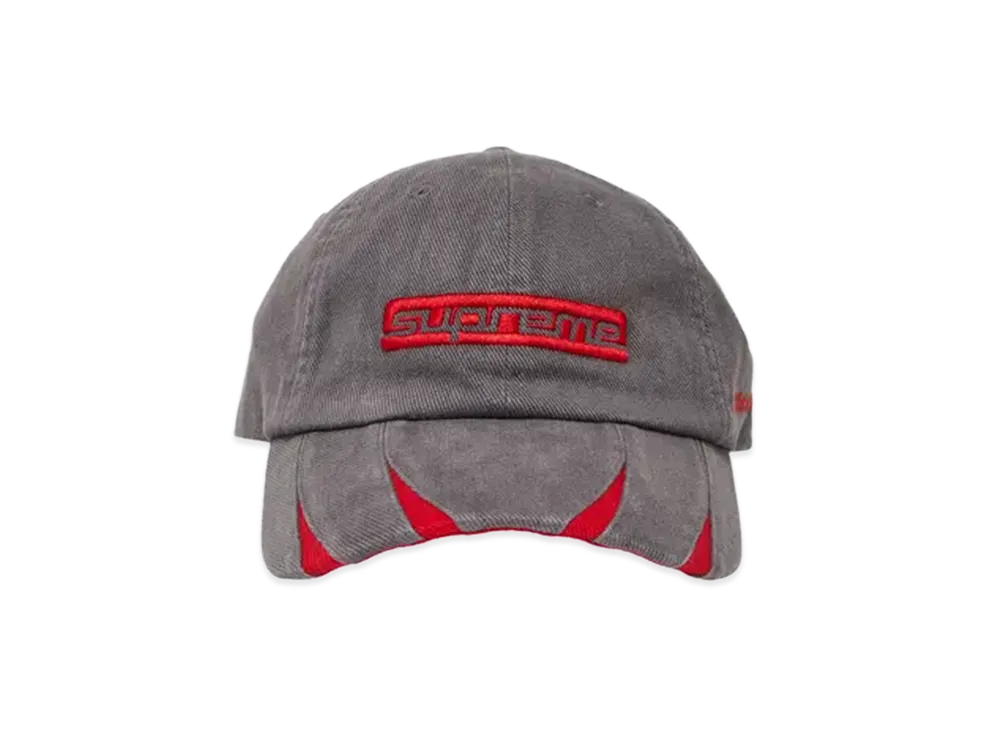Supreme Jagged Visor 6-Panel "Grey"