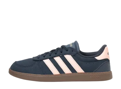 adidas Women's Breaknet Sleek Suede "Navy/Pink"