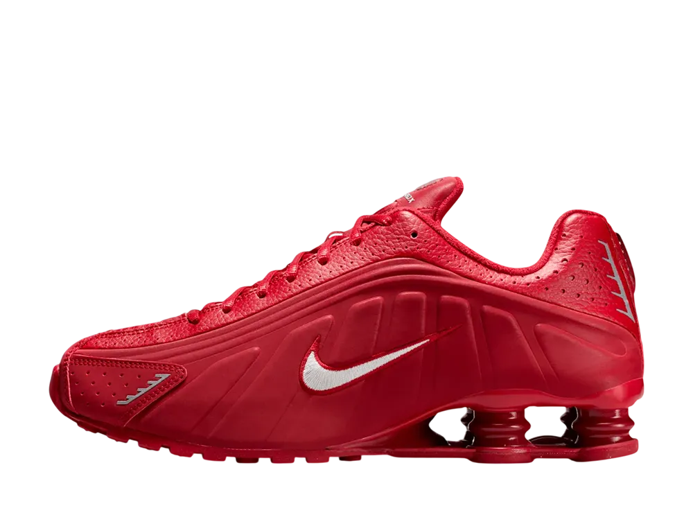 ナイキ ショックス R4 "ジムレッド/メタリックシルバー"