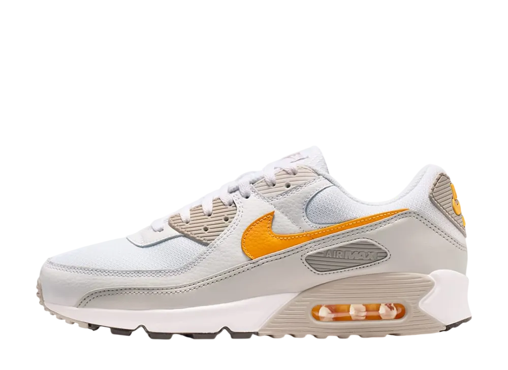 Nike Air Max 90 "White/College Grey/Vast Grey/Laser Orange"