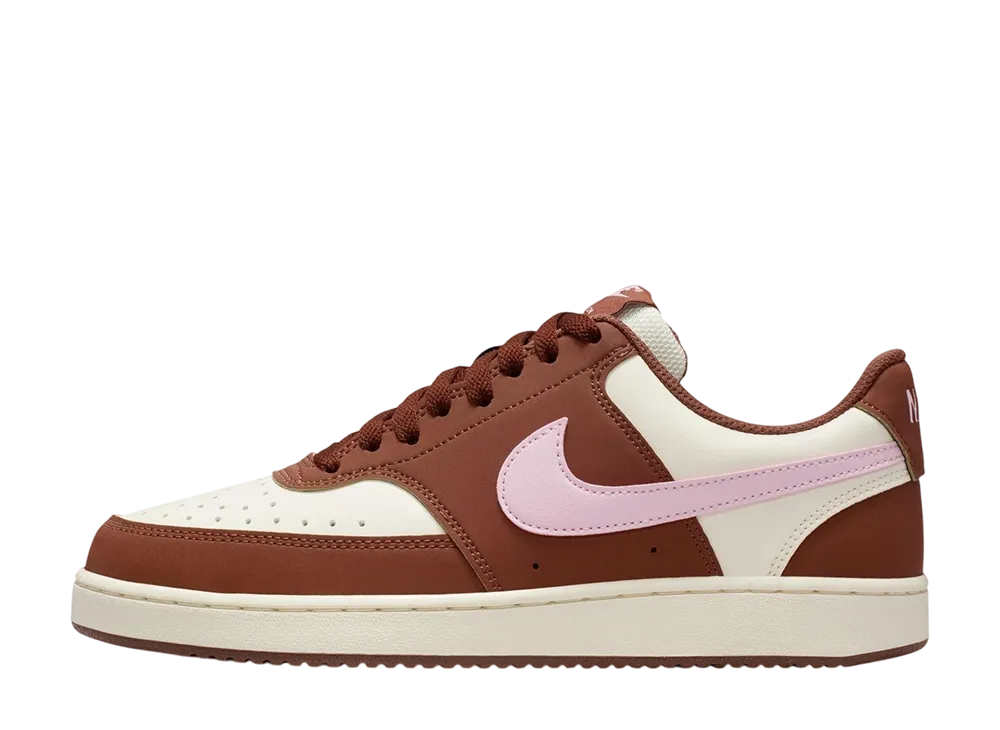 ナイキ ウィメンズ コート ビジョン ロー "ソフトパール/ピンク"